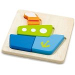 Puzzle incastru din lemn, Vapor