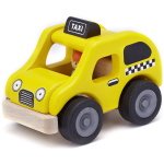 Masinuta taxi din lemn